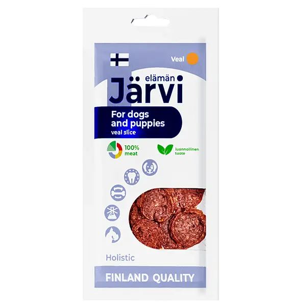 Слайсы из телятины для щенков и собак всех пород (телятина)