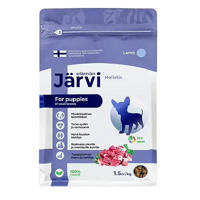 Полнорационный сухой корм для щенков мелких пород (ягненок)