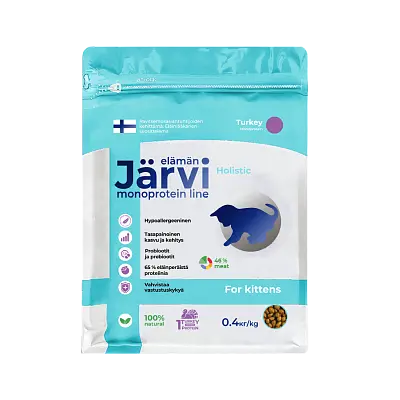 Сухой монопротеиновый полнорационный корм для котят и беременных кошек (индейка)