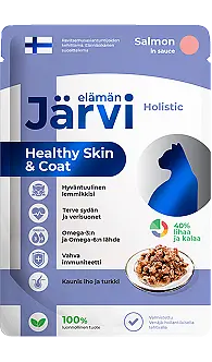Пауч, кусочки в соусе для красоты кожи и шерсти (лосось)