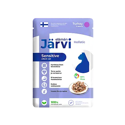 Пауч, кусочки в желе  для стерилизованных кошек и кастрированных котов (индейка)