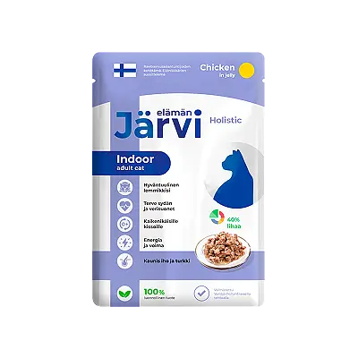 Пауч, кусочки в желе для домашних кошек (курица)