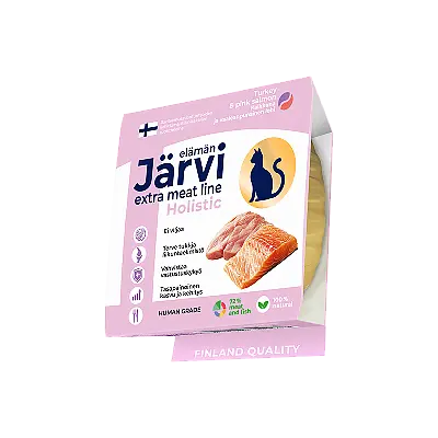 Мясные волокна для кошек и котят (индейка и горбуша)