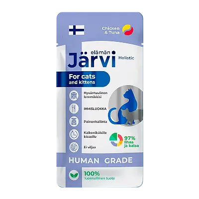 Крем-суп для кошек и котят (курица и тунец)