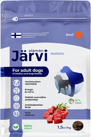 Полнорационный сухой корм для собак средних и крупных пород (говядина)