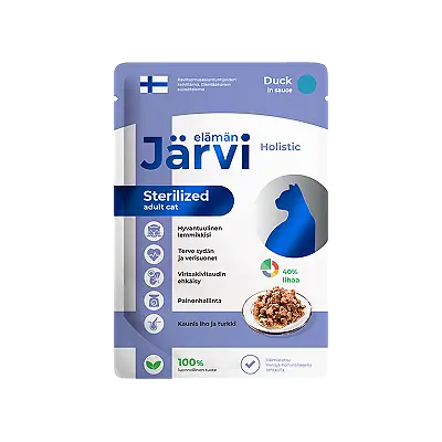 Пауч, кусочки в соусе для стерилизованных кошек и кастрированных котов (утка)