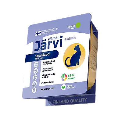 Ламистер, мясной паштет для стерилизованных кошек и кастрированных котов (кролик)