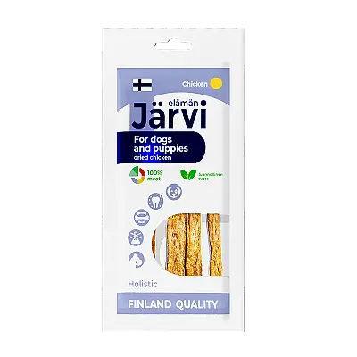 Хворост из говядины для собак и щенков всех пород (курица)