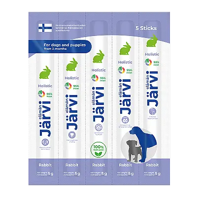 Мясные колбаски для собак и щенков всех пород (кролик)