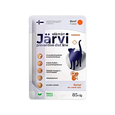 Пауч, кусочки в соусе профилактика заболеваний почек (говядина)