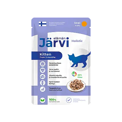 Пауч, кусочки в желе для котят и беременных кошек (телятина)