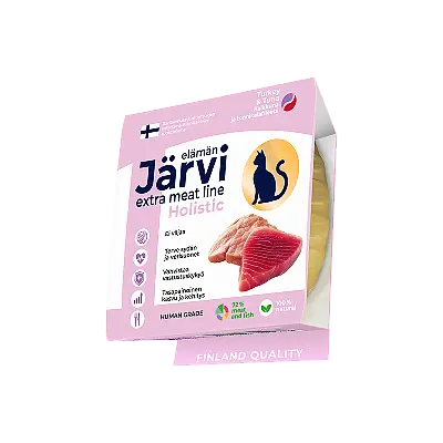 Мясные волокна для кошек и котят (индейка и тунец)