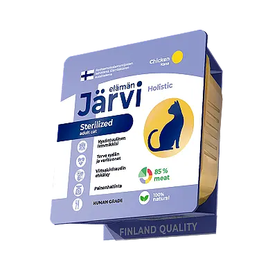 Ламистер, мясной паштет для стерилизованных кошек и кастрированных котов (курица)